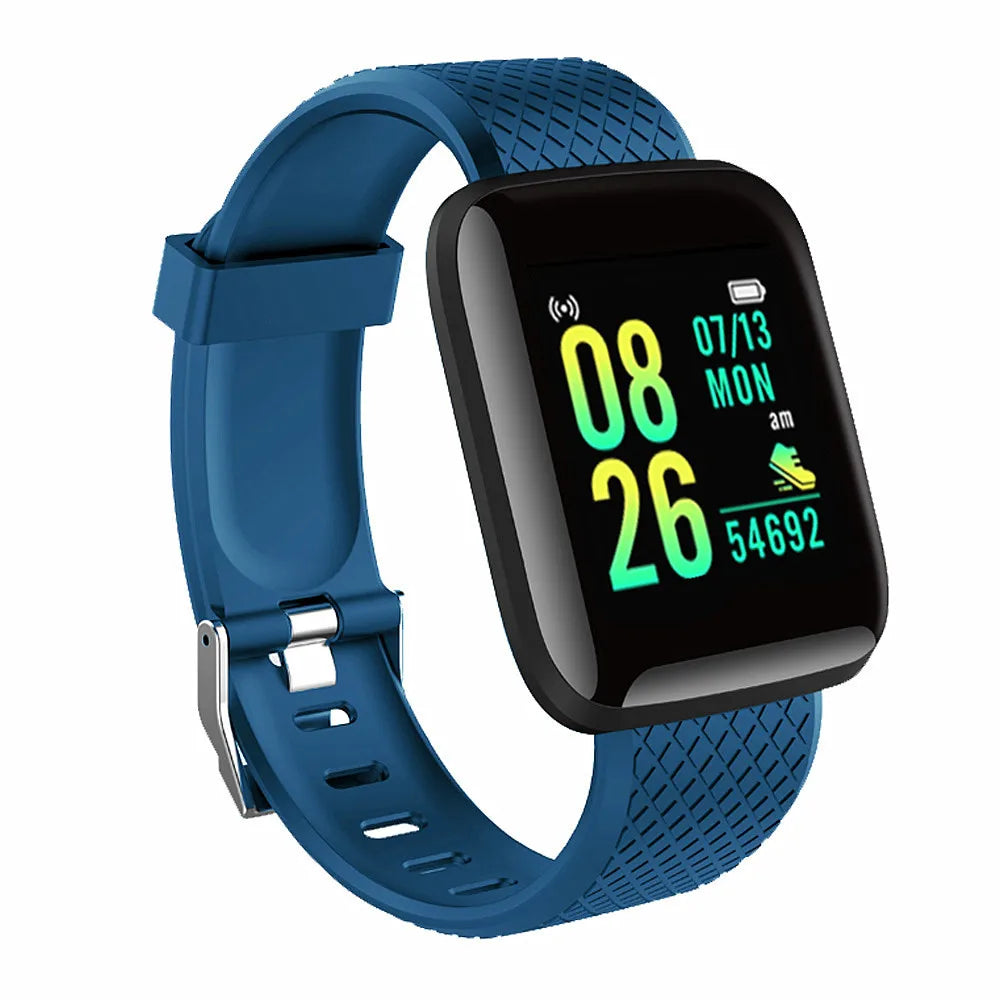 Smartwatch for Women Men - Heart Rate Monitor, Fitness Tracker, Music Player 116Plus Y68 Bracelet