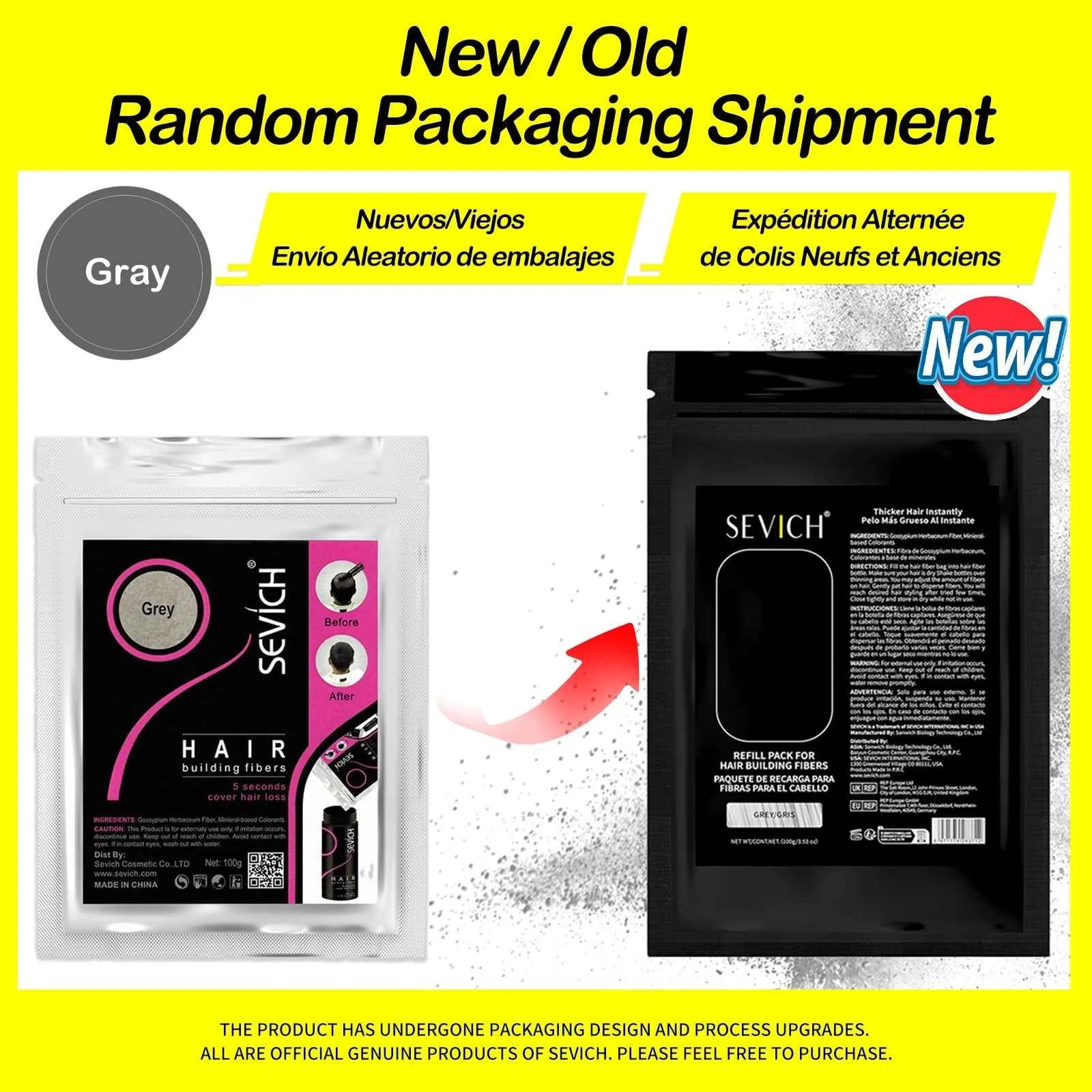 Hair Building Fiber 100g for Effective Hair Loss Concealment and Instant Volume