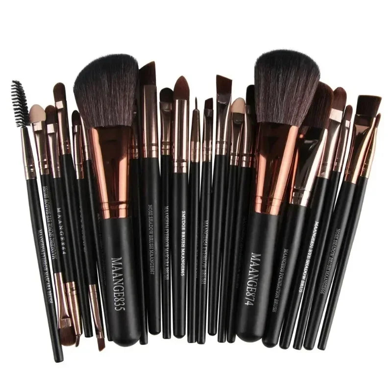 Professional Makeup Brushes Set - 3/13/22pcs Tools Kits for Eyeshadow, Eyeliner, and Cosmetics Brushes Maquiagem