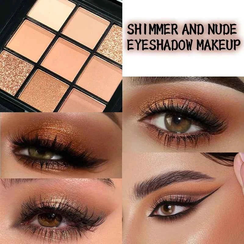 Grid Eyeshadow Palette for Bold Looks and Vibrant Color Payoff