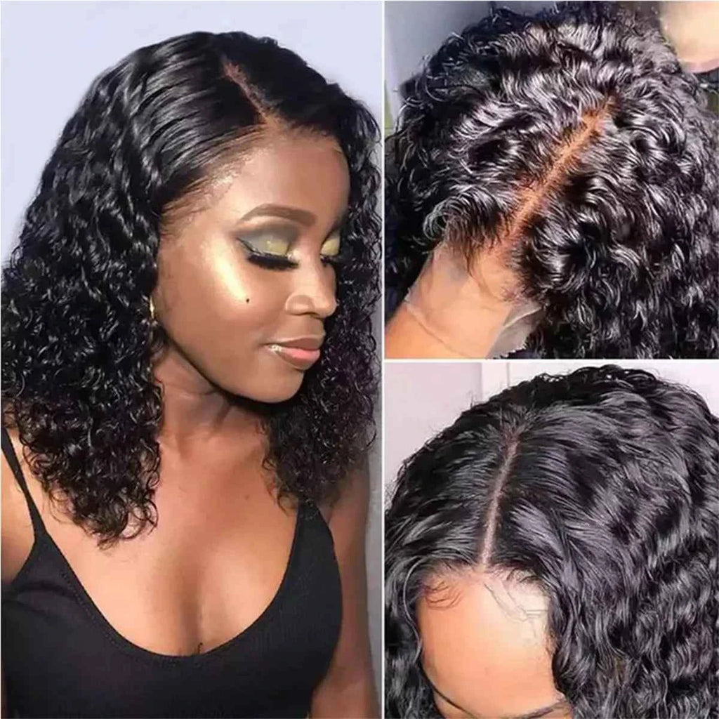 Deep Wave Lace Frontal Bob Wig