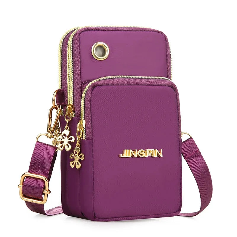 2025 Women's Slant Mini Bag - Stylish Mobile Phone and Mom Money Bag