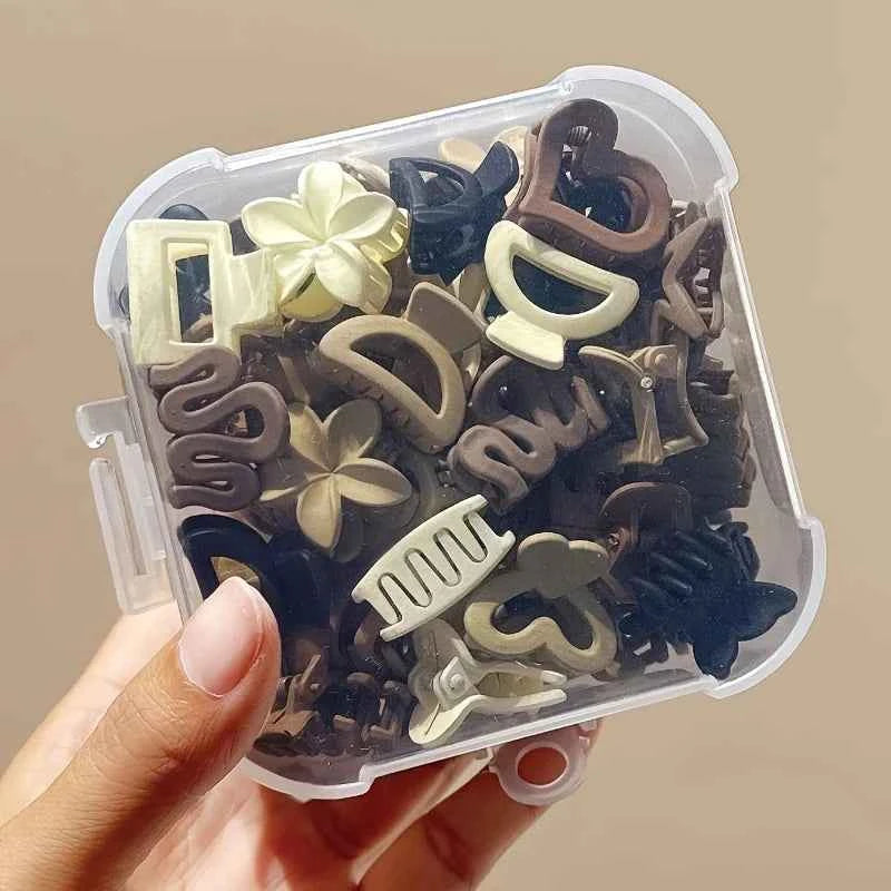 Beige Mixed Pack Small Clips - 5/10/20/30pcs