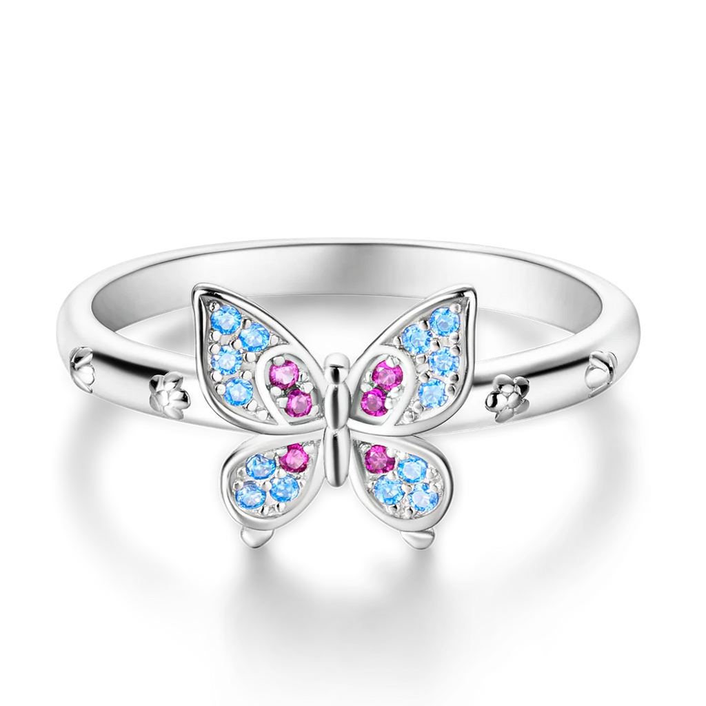 Silver-Plated Daisy Ring - Luxury Stackable Fine Jewelry for Any Occasion