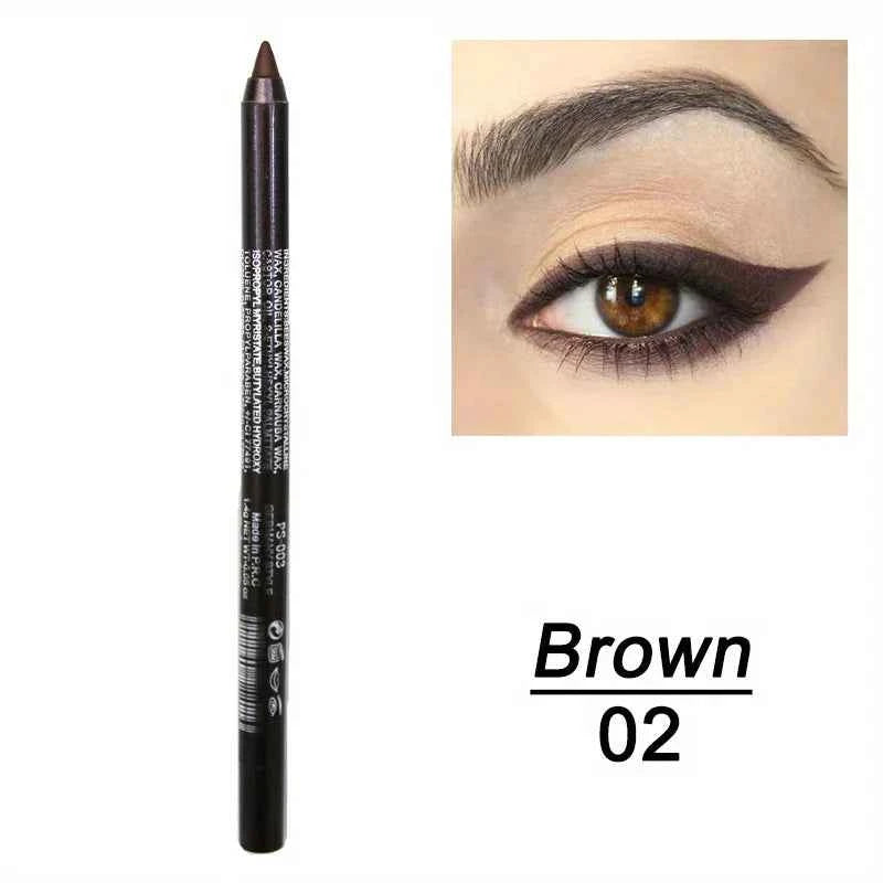 Waterproof Eyeliner Pencil in Black and Multicolor Options for Effortless Eye Makeup