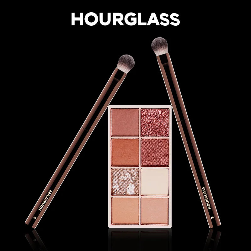 Hourglass Makeup Brushes for Powder, Foundation, Concealer, Blusher, Bronzer, Eye Shadow, Eyebrow, Eyeliner, and Sculpting
