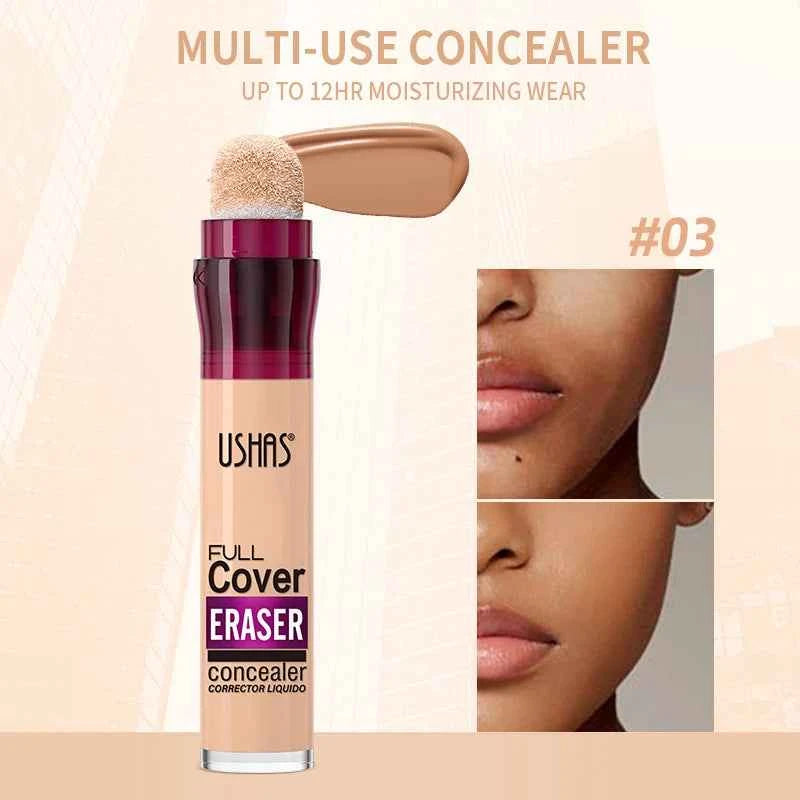 Multi Use Liquid Concealer with Sponge Head - 12 Colors for Flawless Coverage