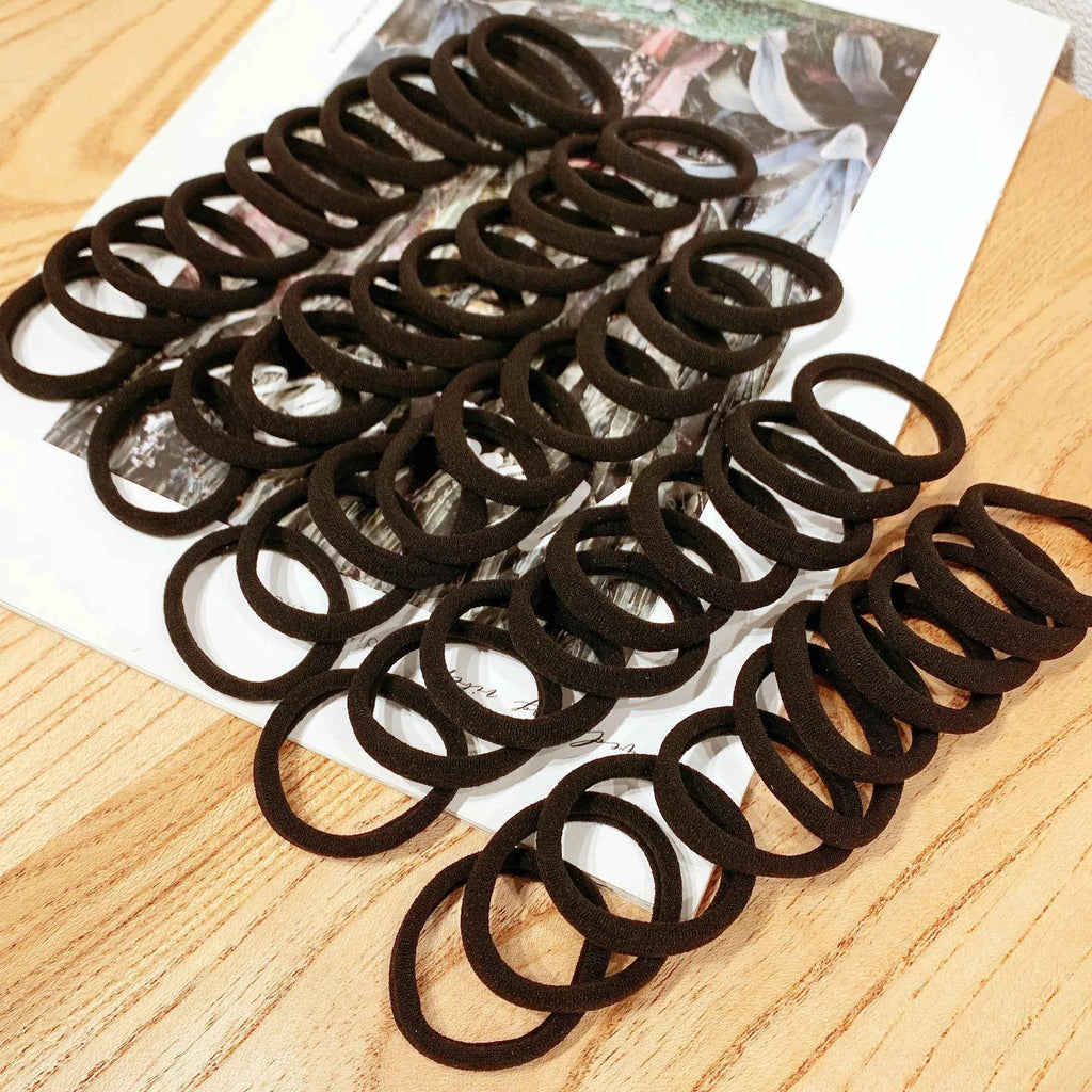 Black and White Hair Bands - 50/100 Pieces