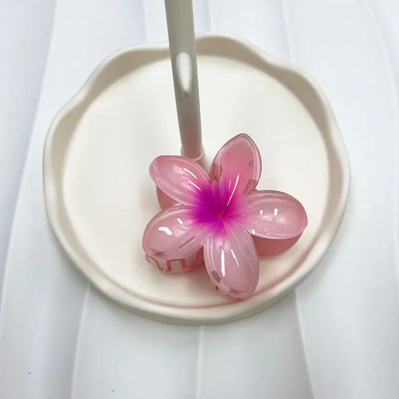 Large Flower Hair Claw Clips for Women - Fashion Hair Clamps, Sweet Matte Hairpins & Headwear Accessories