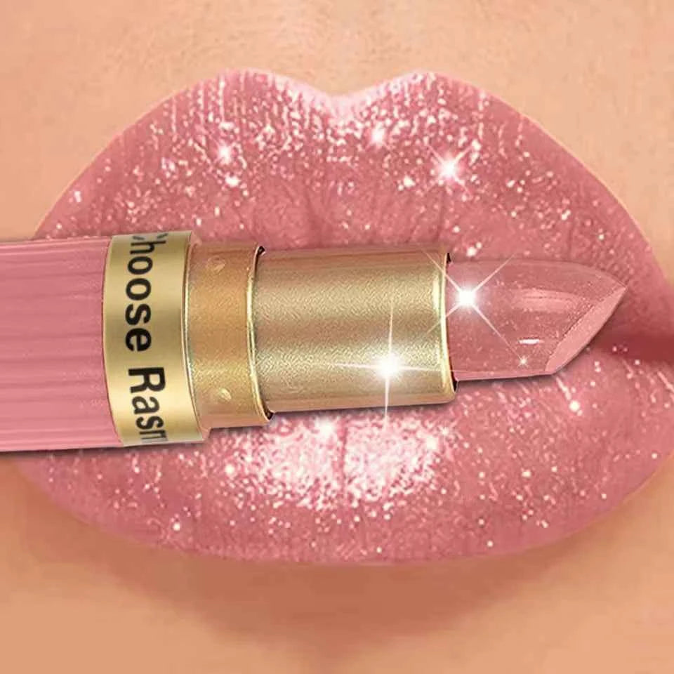 Pearlescent Pink Glitter Lipstick for Stunning Lips