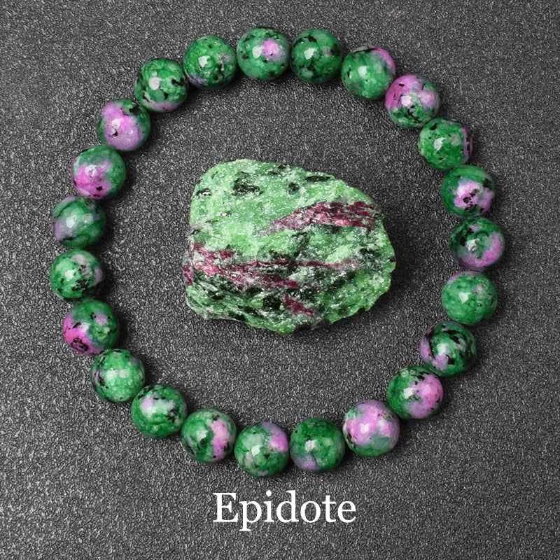 Natural Golden Obsidian Bracelet for Men and Women - Raw Stone Round Bead Energy Jewelry