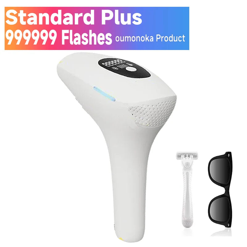 Permanent IPL Hair Remover Device - Effortless Smooth Skin Epilator & Shaver