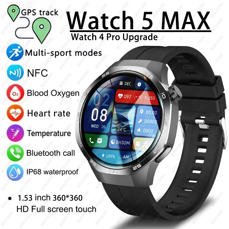 2025 Smart Watch 5 MAX - The Ultimate Smartwatch Experience - Allurra Store