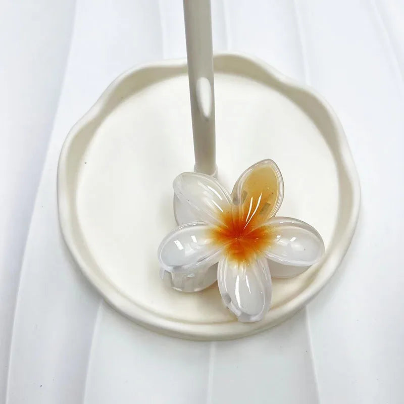 Large Flower Hair Claw Clips for Women - Fashion Hair Clamps, Sweet Matte Hairpins & Headwear Accessories