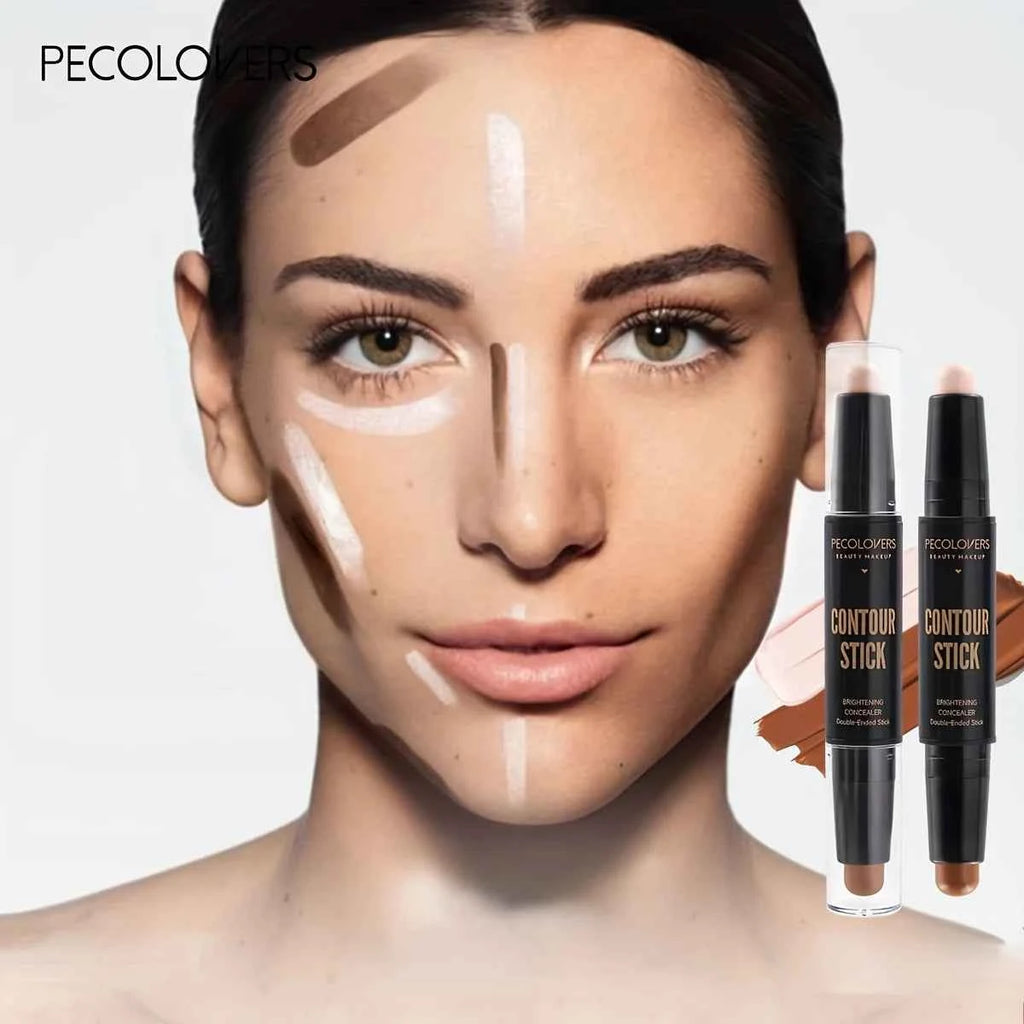 Face Foundation Concealer Pen Long Lasting Concealer Stick for Dark Circles and Contouring Makeup