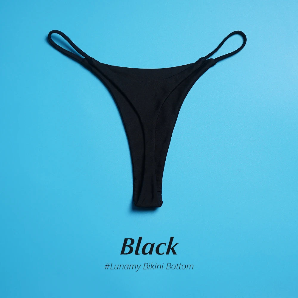 Lunamy Sexy Bikini Sets G-string Swimwear for Women - T-back Thong Beachwear and Fitness Underpants