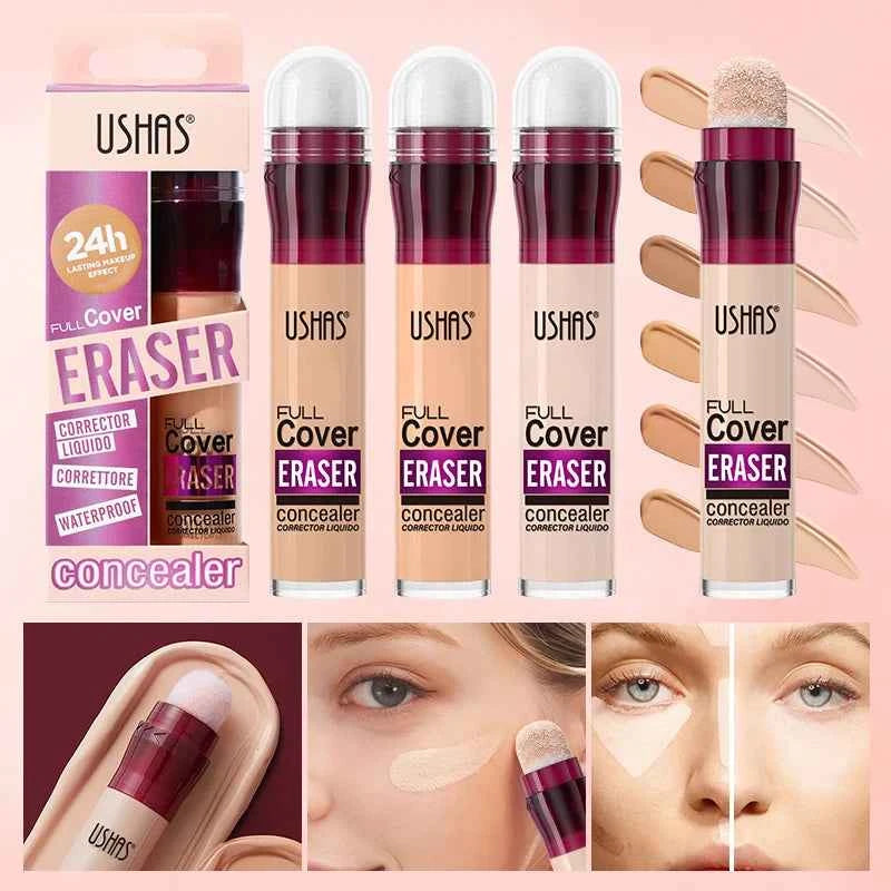 Multi Use Liquid Concealer with Sponge Head - 12 Colors for Flawless Coverage