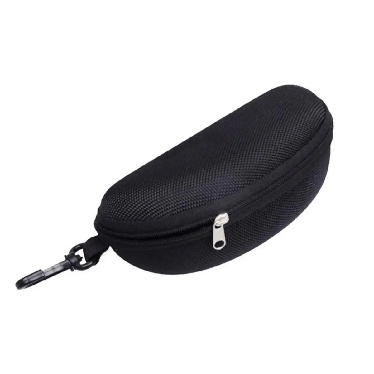 Portable Sunglasses Case Protector - Hard EVA Zippered Eyeglasses Case in Oxford Cloth