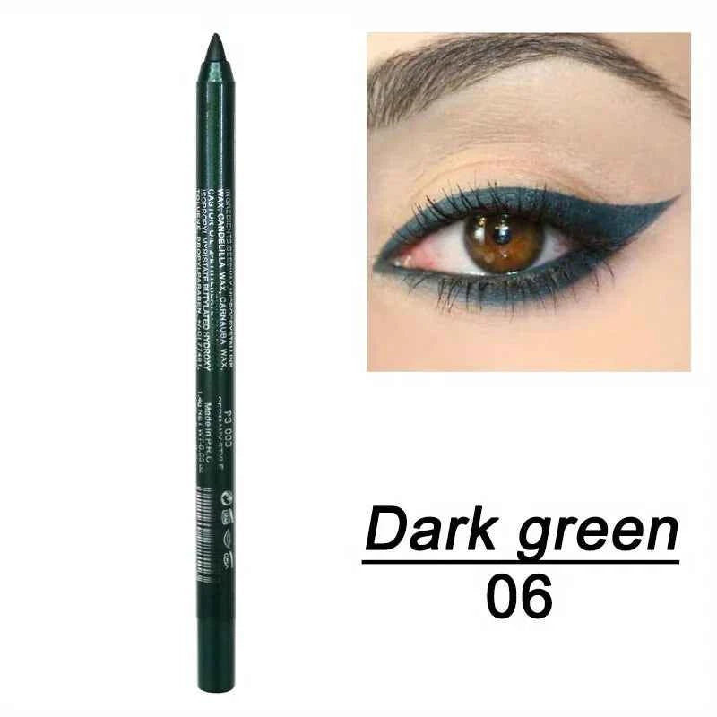 Waterproof Eyeliner Pencil in Black and Multicolor Options for Effortless Eye Makeup