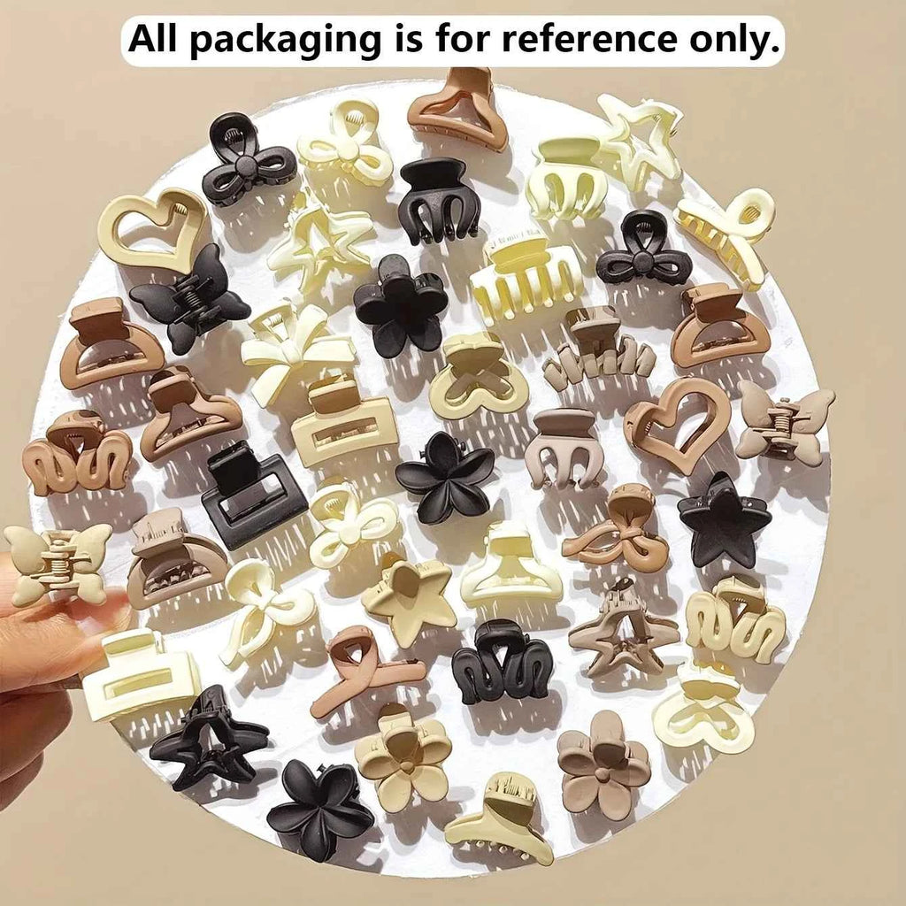 Beige Mixed Pack Small Clips - 5/10/20/30pcs