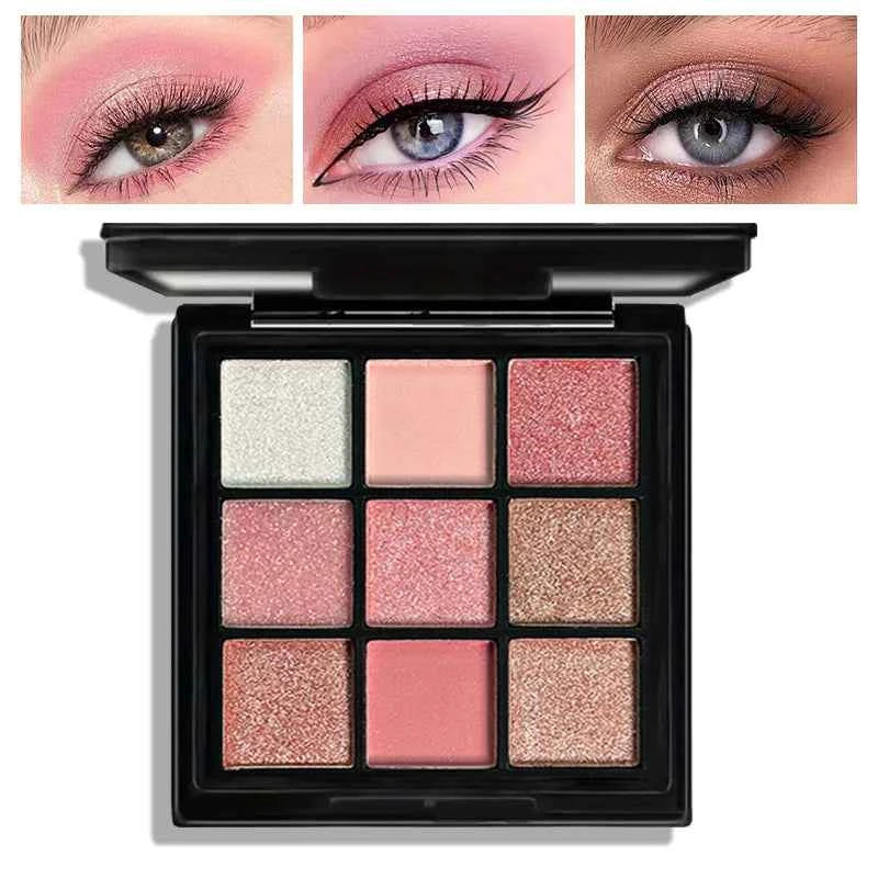Grid Eyeshadow Palette for Bold Looks and Vibrant Color Payoff