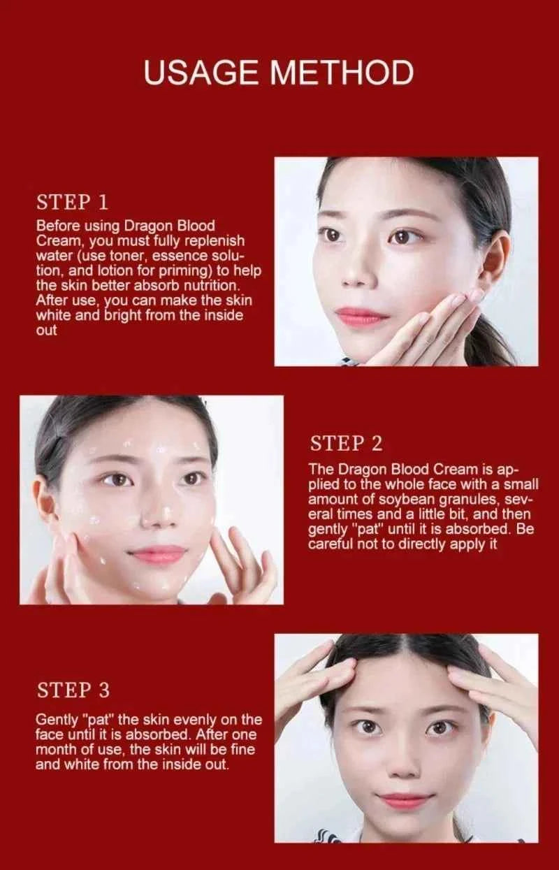 Dragon's Blood Retinol Face Cream with Korean Placenta Essence for Brightening and Firming