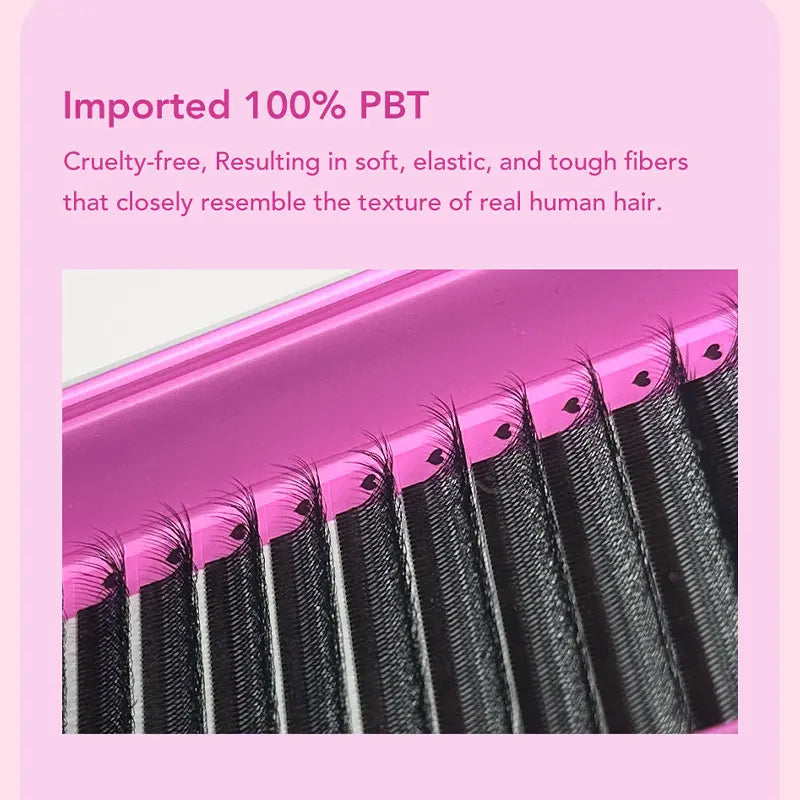 DIYDAY 5D W Shape Eyelash Extensions - Natural Soft Easy Fan Lashes in Different Lengths