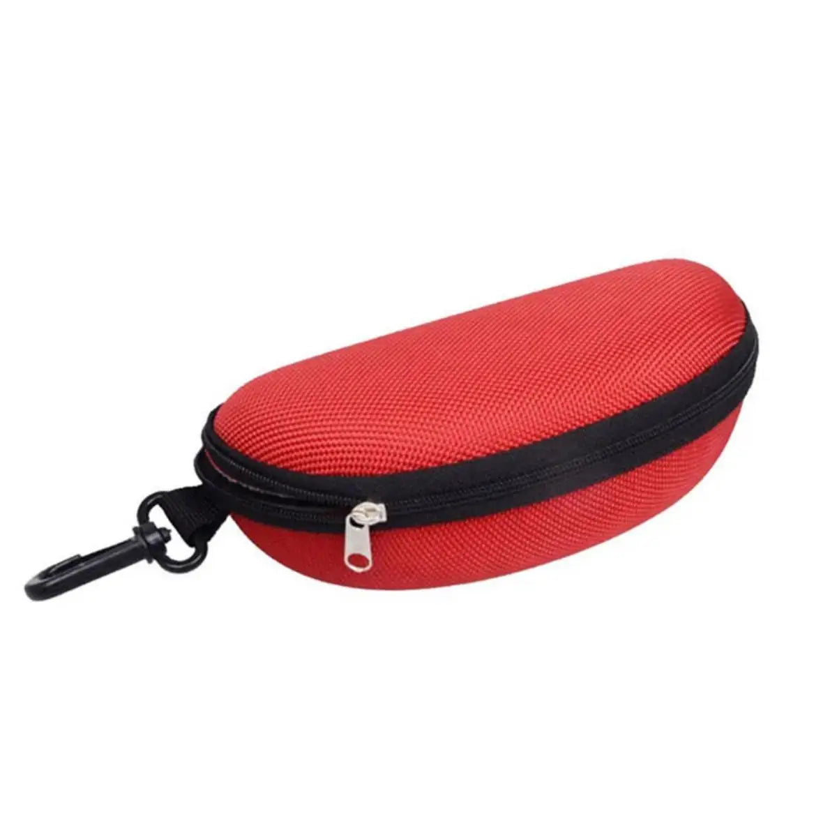 Portable Sunglasses Case Protector - Hard EVA Zippered Eyeglasses Case in Oxford Cloth