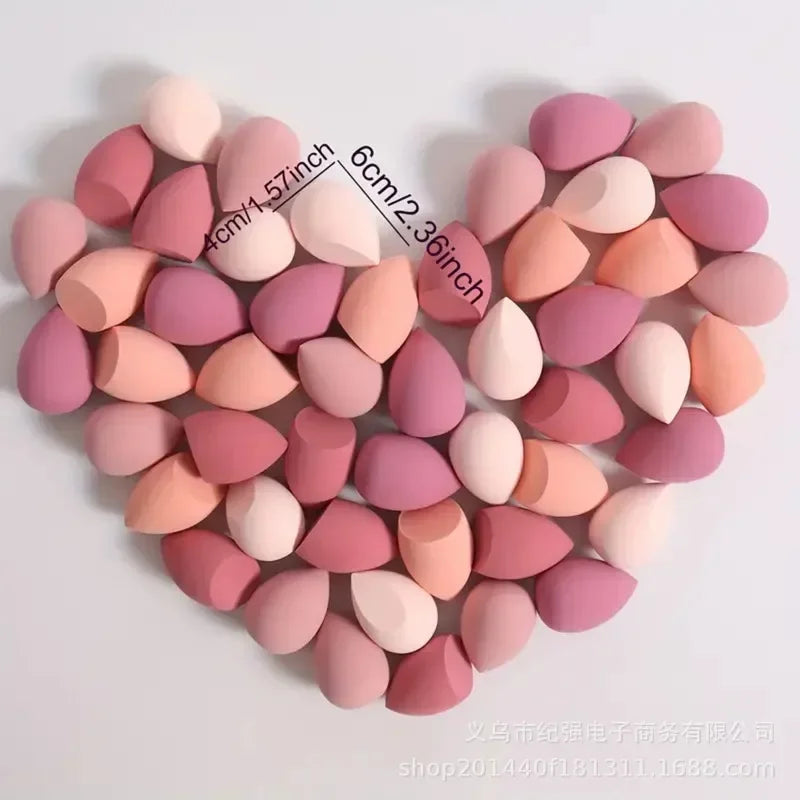 4/7/18piece makeup sponge set suitable for liquid BB cream powder application makeup egg dry wet dual-use powder puff girl