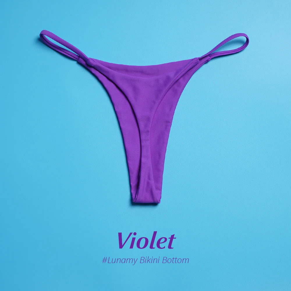 Lunamy Sexy Bikini Sets G-string Swimwear for Women - T-back Thong Beachwear and Fitness Underpants