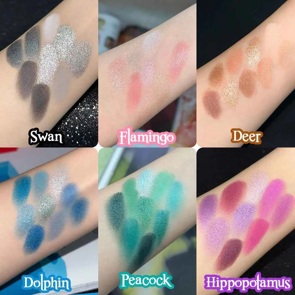 Grid Eyeshadow Palette for Bold Looks and Vibrant Color Payoff