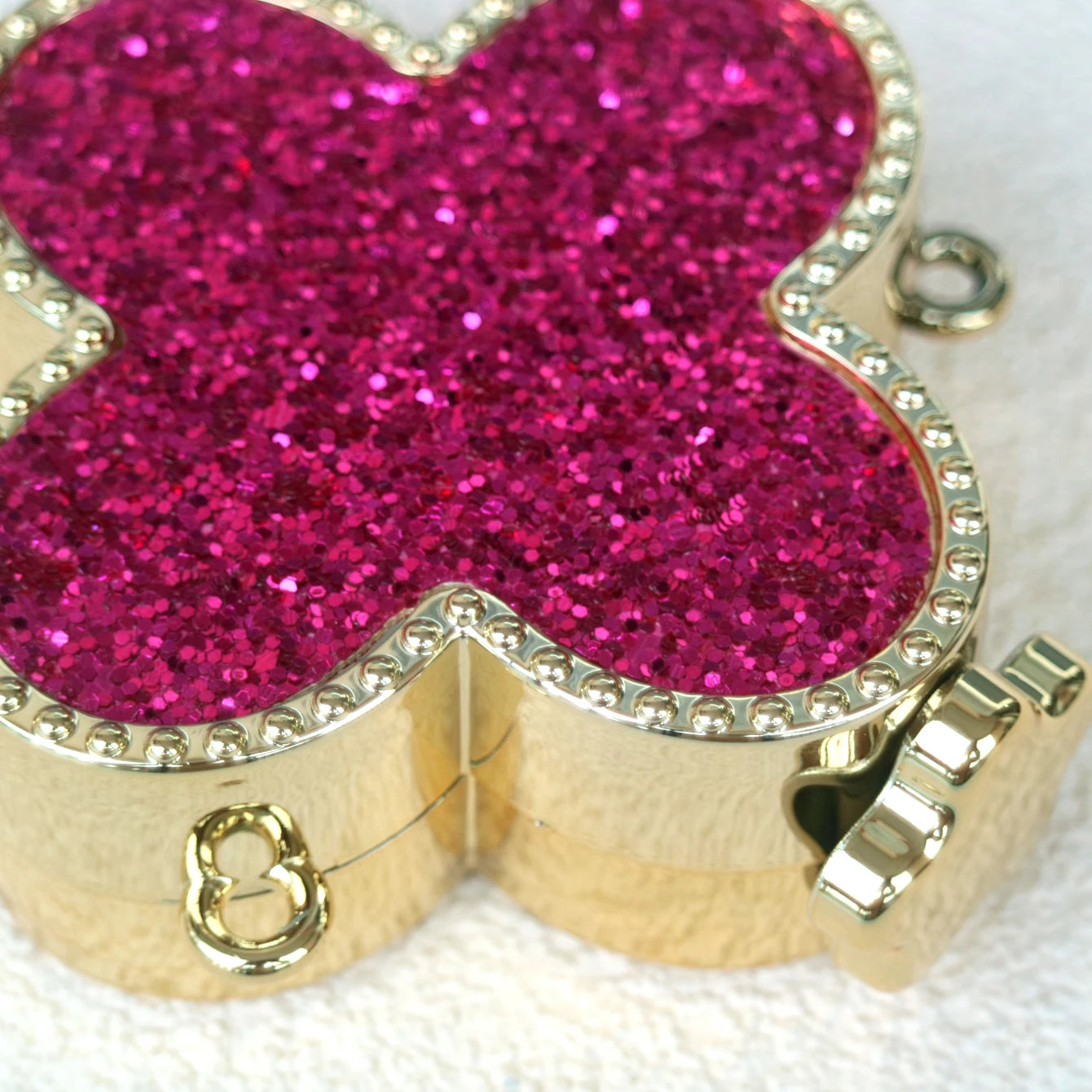 Luxury Evening Clutch Bag - Mini Small Purse, Acrylic Shiny Designer Handbag for Party and Wedding