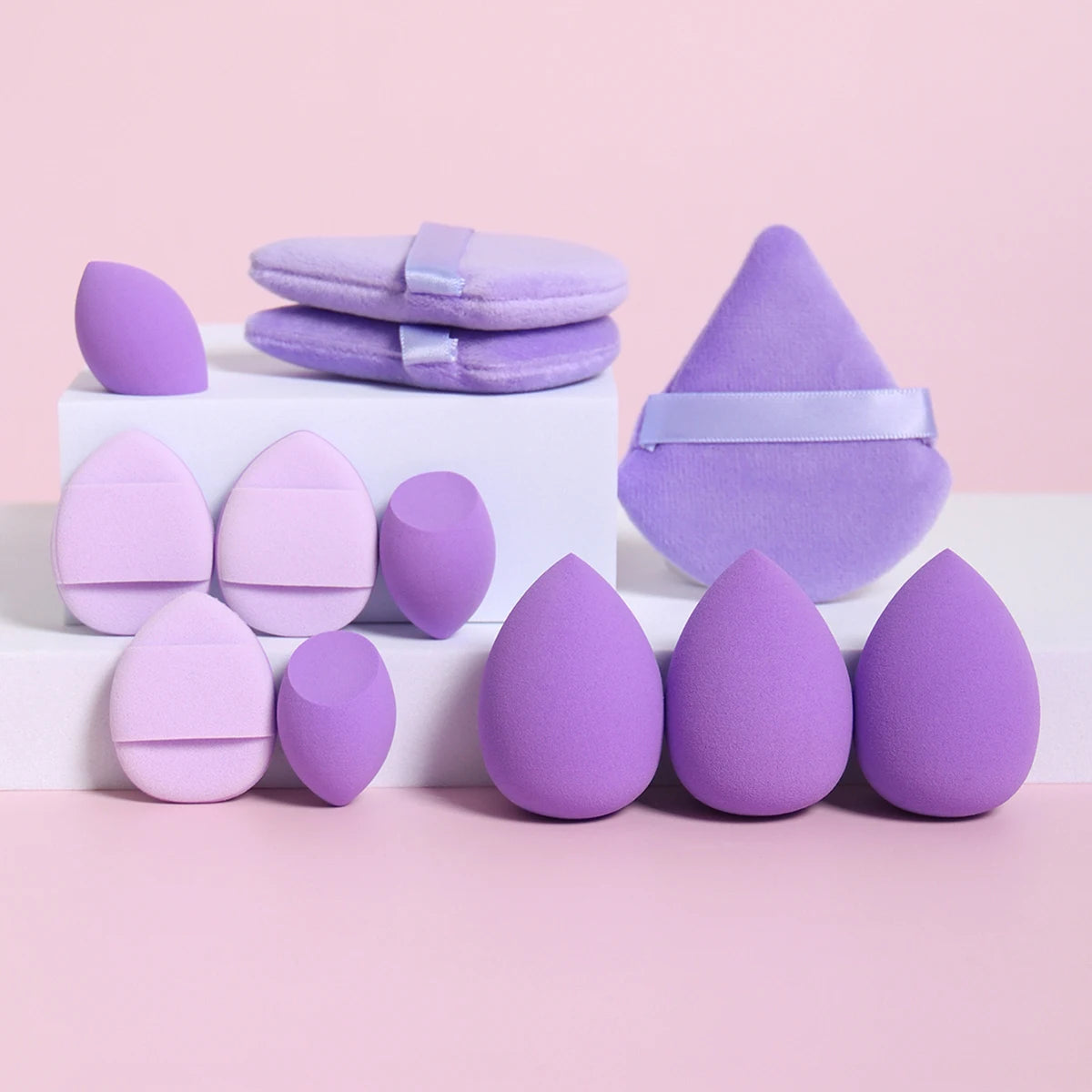 12-Piece All-Purpose Makeup Sponge Set for Flawless Application