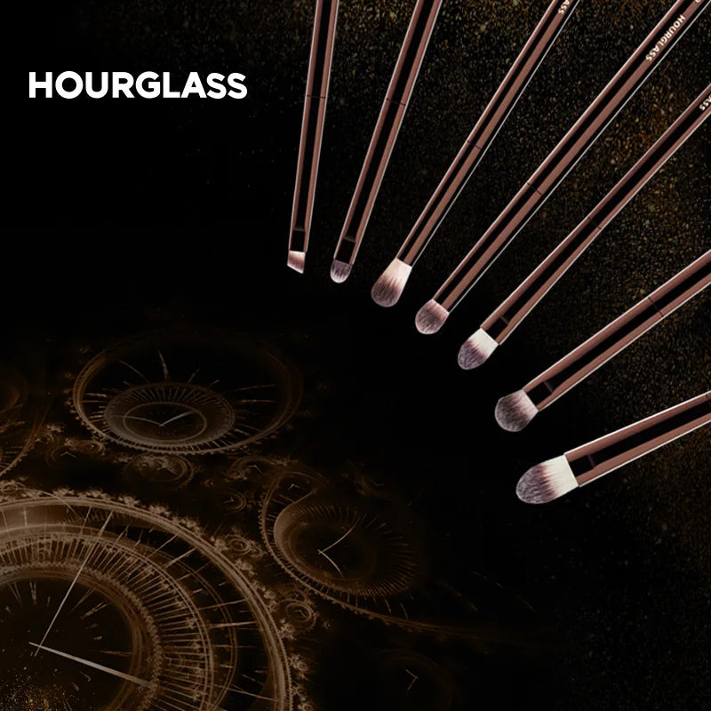 Hourglass Makeup Brushes for Powder, Foundation, Concealer, Blusher, Bronzer, Eye Shadow, Eyebrow, Eyeliner, and Sculpting