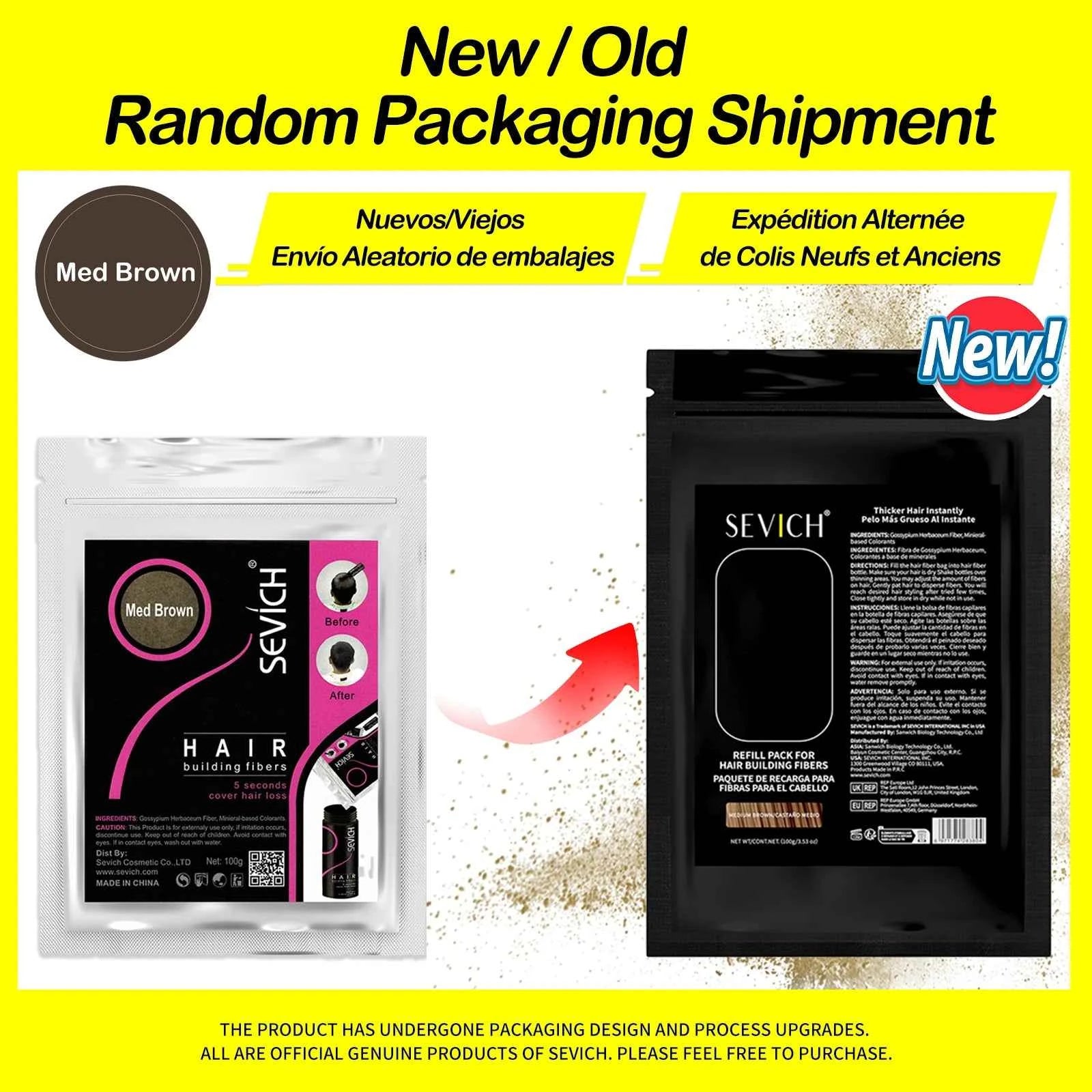 Hair Building Fiber 100g for Effective Hair Loss Concealment and Instant Volume