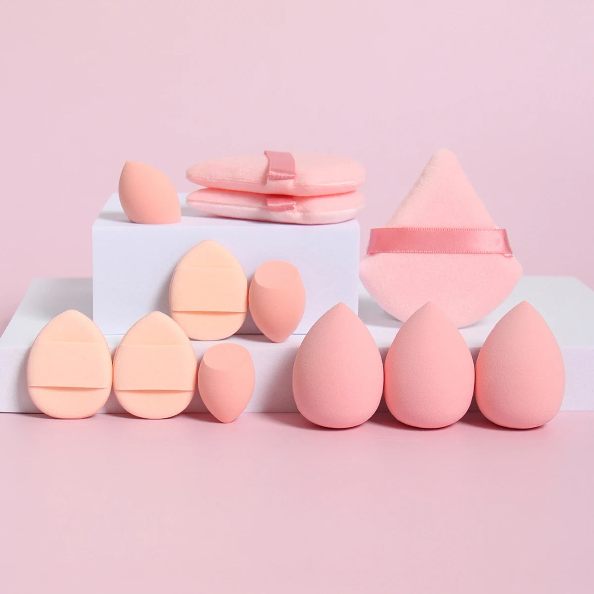 12-Piece All-Purpose Makeup Sponge Set for Flawless Application