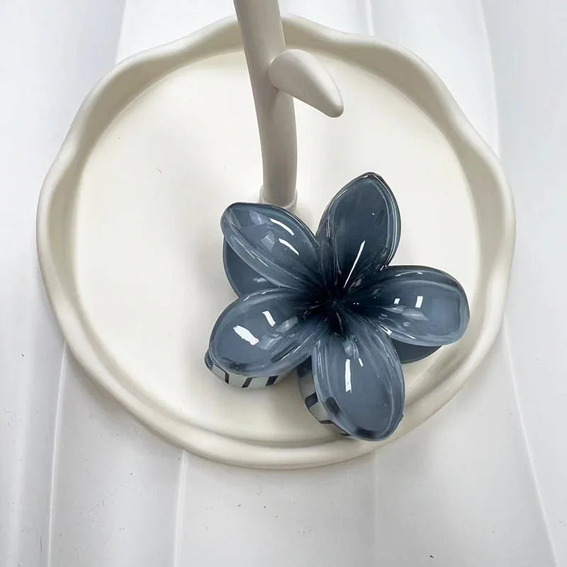 Large Flower Hair Claw Clips for Women - Fashion Hair Clamps, Sweet Matte Hairpins & Headwear Accessories