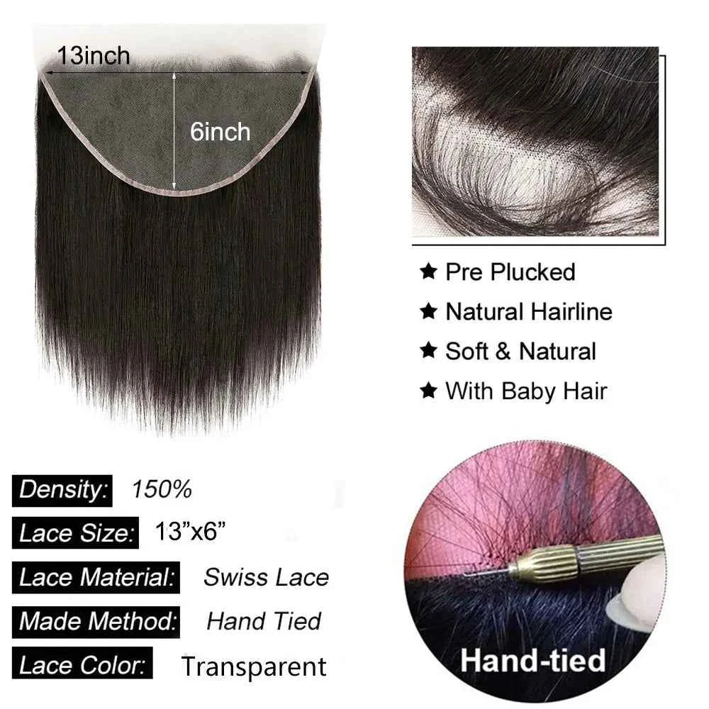 Human Hair Extensions Lace Closure for Seamless Style Transformation