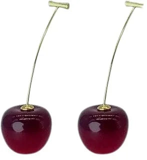 Sweet Cherry Earrings for Women - Adorable 925 Silver Studs - Ideal Gift for Girls