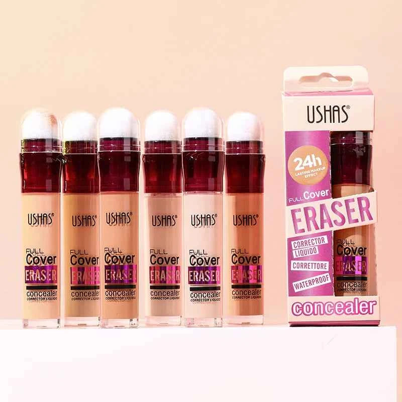 Multi Use Liquid Concealer with Sponge Head - 12 Colors for Flawless Coverage