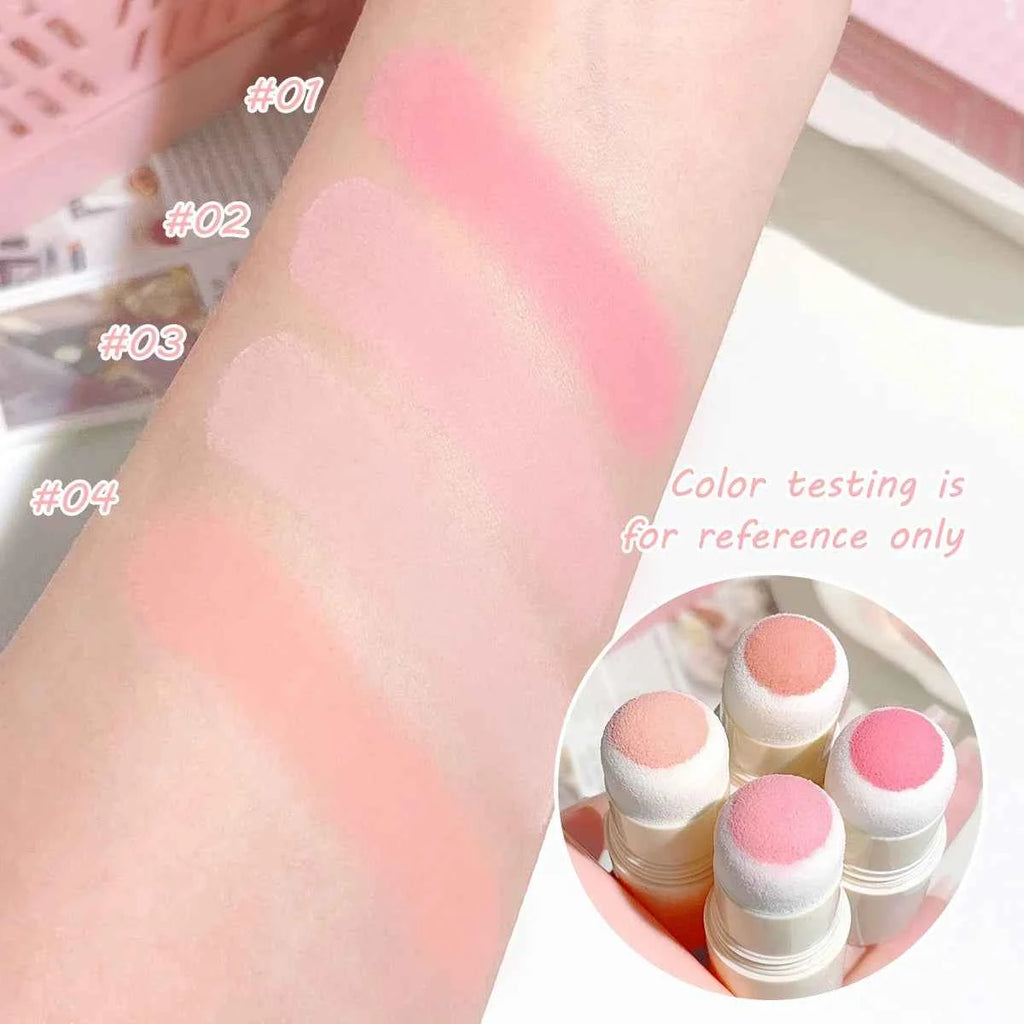 Velvet Mist Blush Stick - Achieve Luscious Lips and Cheeks with Korean Style Makeup