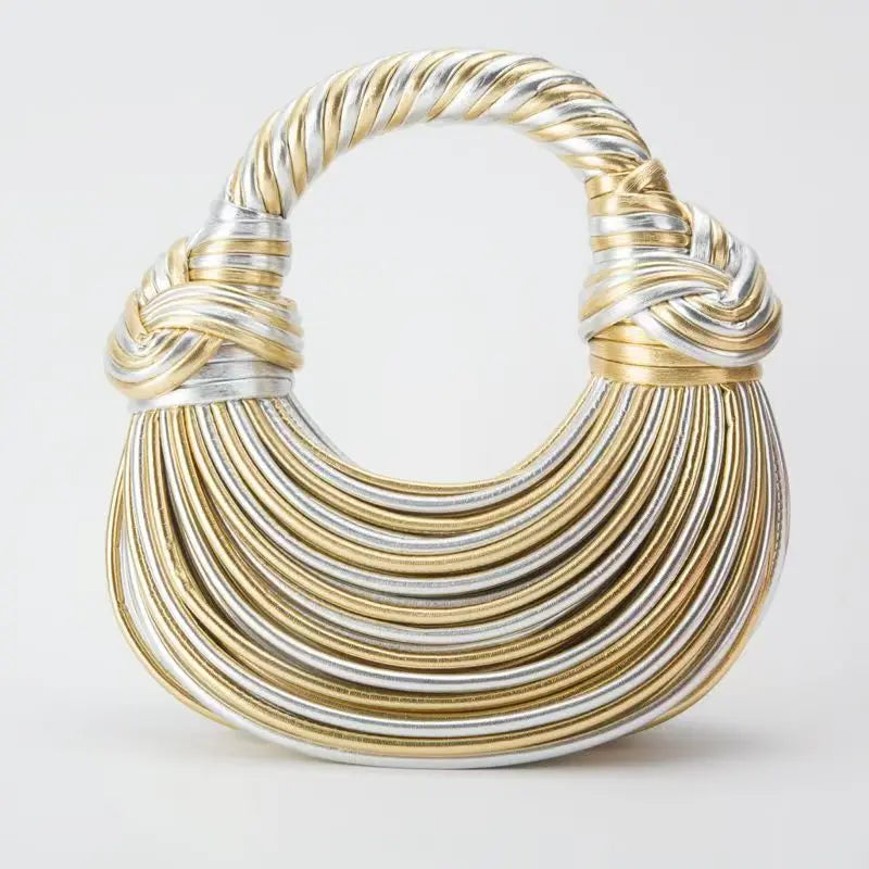 Noodle Gold Luxury Handbags for Women - Elegant Style and Sophisticated Flair - Allurra Store