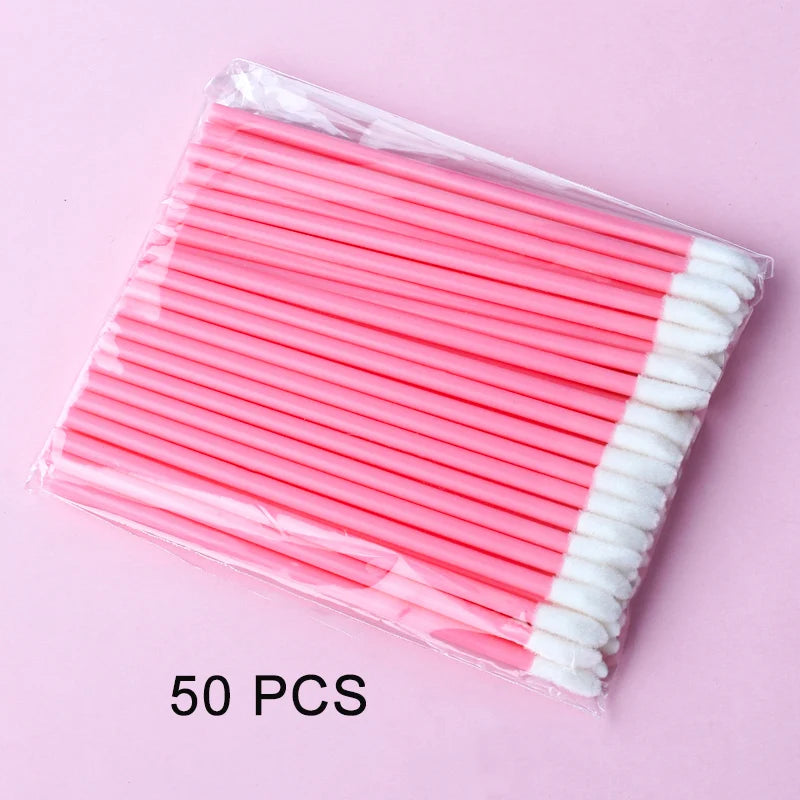 5/50/100 Pcs Disposable Lip Brushes for Cosmetic Lipstick and Lip Gloss Application