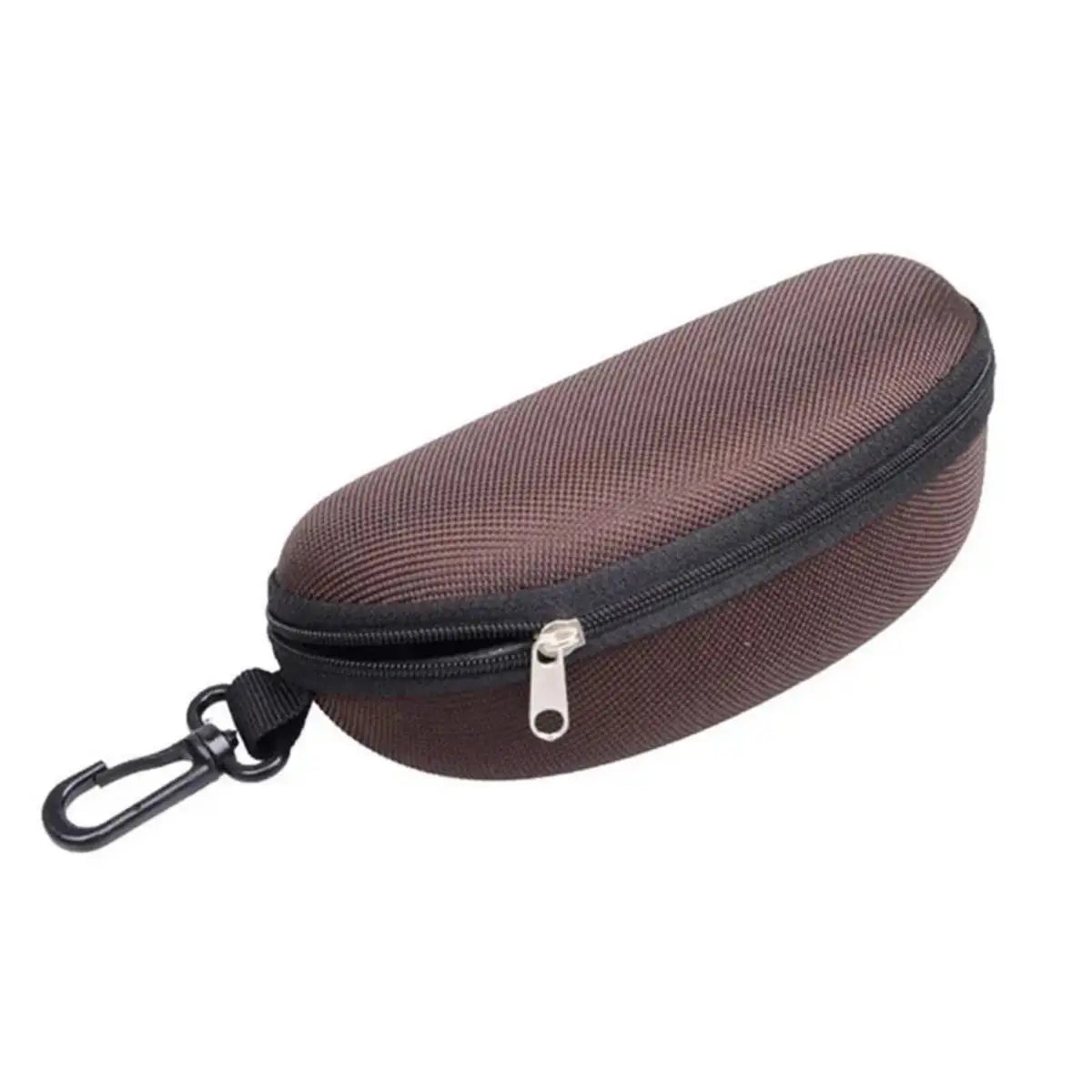 Portable Sunglasses Case Protector - Hard EVA Zippered Eyeglasses Case in Oxford Cloth