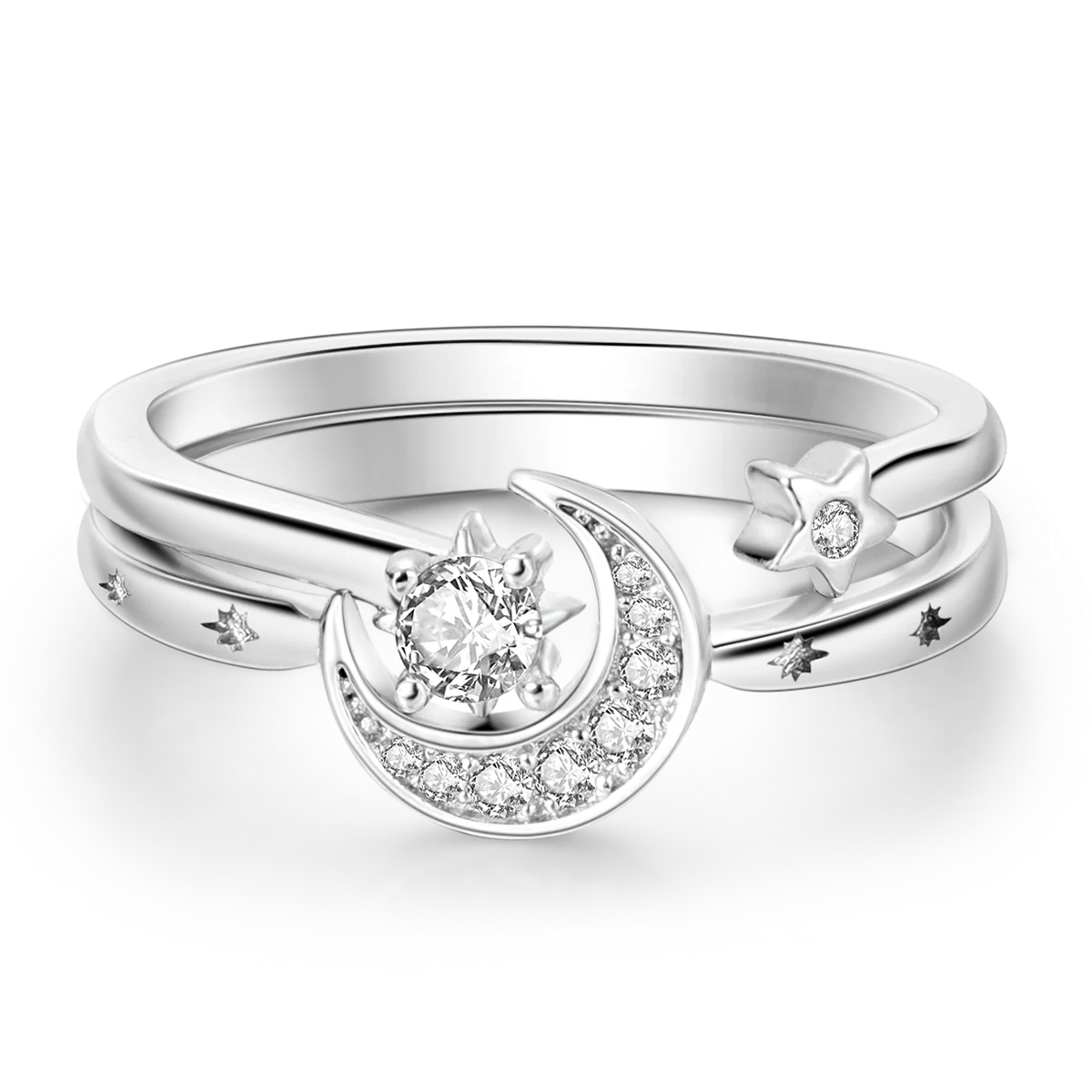 Silver-Plated Daisy Ring - Luxury Stackable Fine Jewelry for Any Occasion