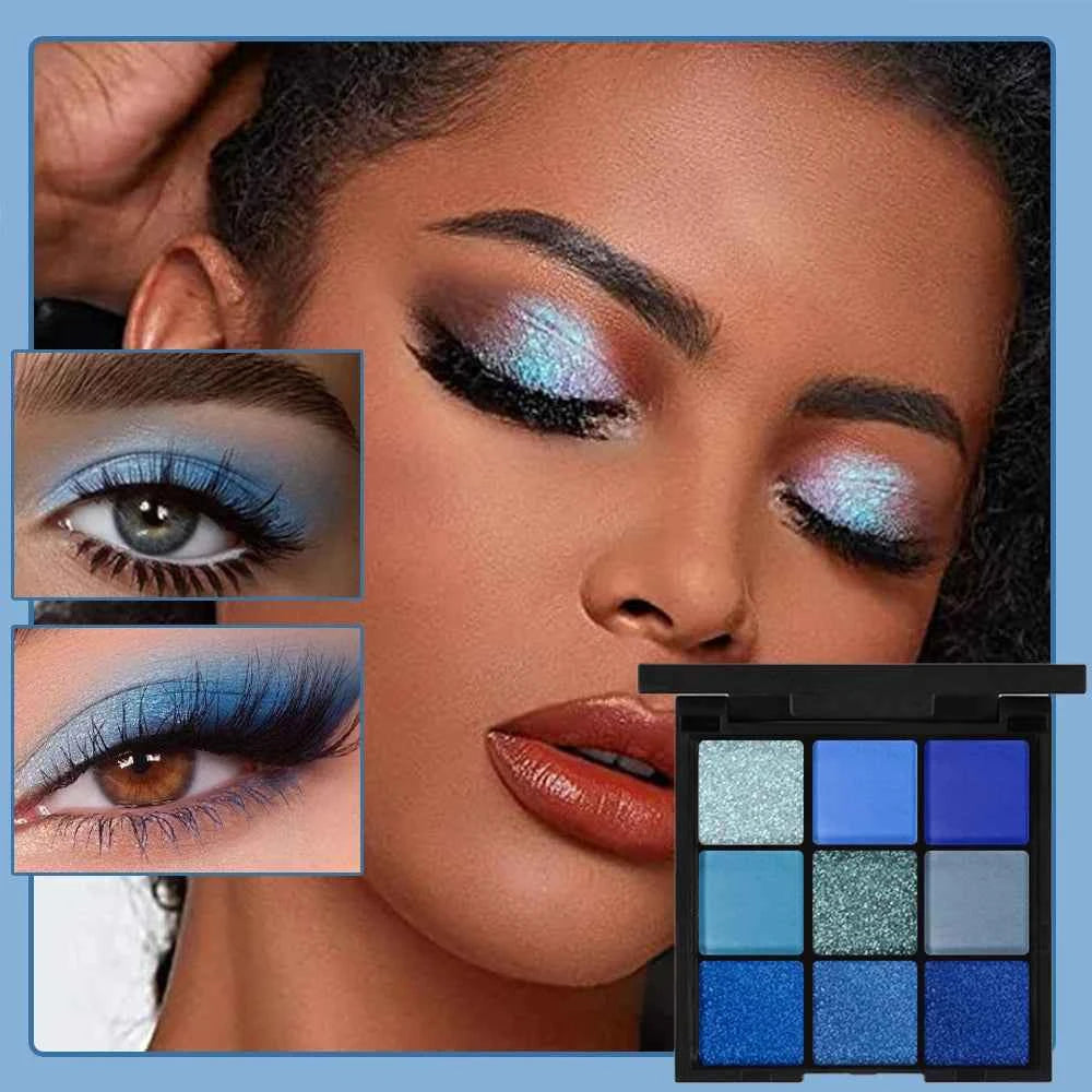 Grid Eyeshadow Palette for Bold Looks and Vibrant Color Payoff
