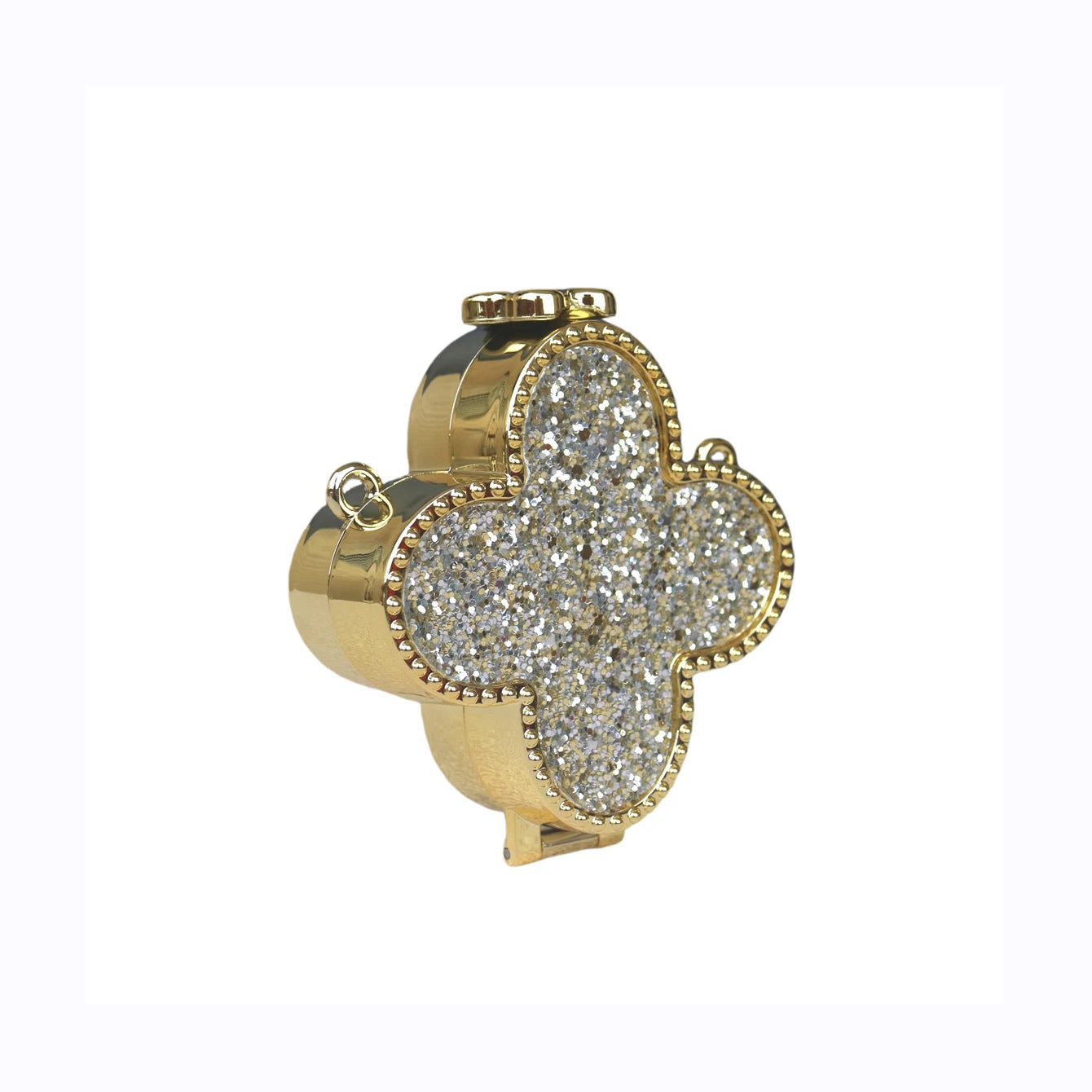 Luxury Evening Clutch Bag - Mini Small Purse, Acrylic Shiny Designer Handbag for Party and Wedding