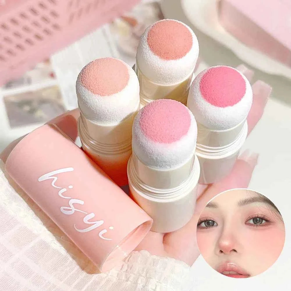 Velvet Mist Blush Stick - Achieve Luscious Lips and Cheeks with Korean Style Makeup