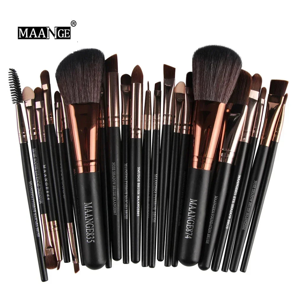 Professional Makeup Brushes Set - 3/13/22pcs Tools Kits for Eyeshadow, Eyeliner, and Cosmetics Brushes Maquiagem