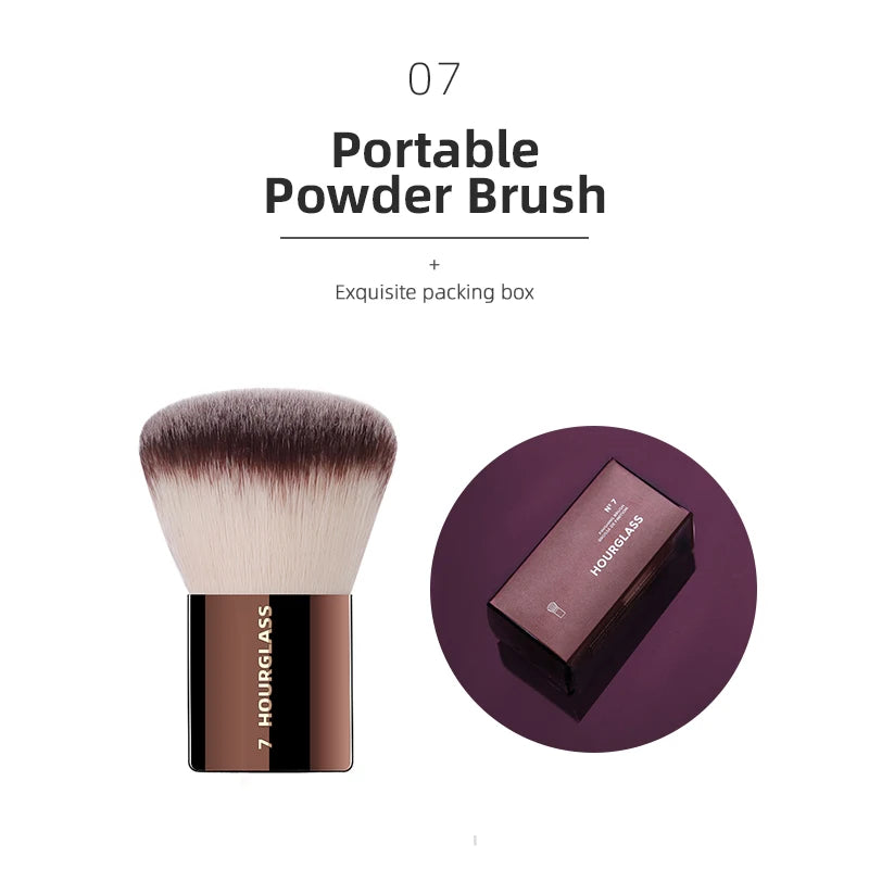 Hourglass Makeup Brushes for Powder, Foundation, Concealer, Blusher, Bronzer, Eye Shadow, Eyebrow, Eyeliner, and Sculpting
